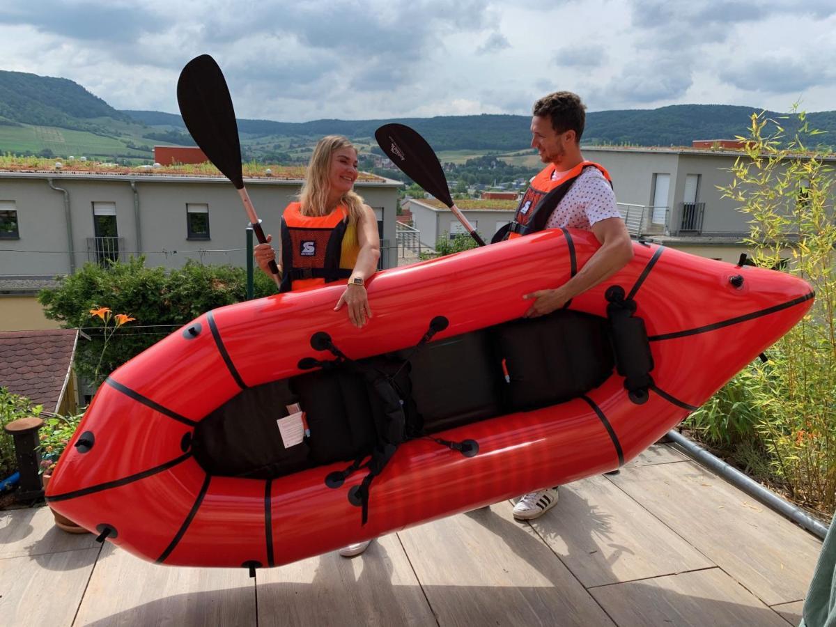 Romantische Ferienwohnung Mit Fantastischem Ausblick, Pool Und Gartensauna Jena Zewnętrze zdjęcie