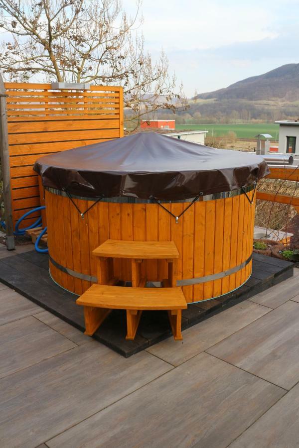 Romantische Ferienwohnung Mit Fantastischem Ausblick, Pool Und Gartensauna Jena Zewnętrze zdjęcie